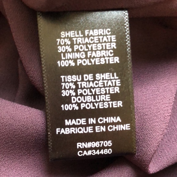 NWOT Rebecca Taylor Short Sleeve Crepe Ruffle Dress - Picture 15 of 15